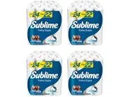 Kit Papel Higinico Folha Dupla Sublime Softys